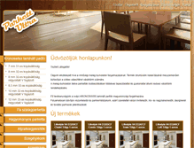 Tablet Screenshot of parkettultra.hu